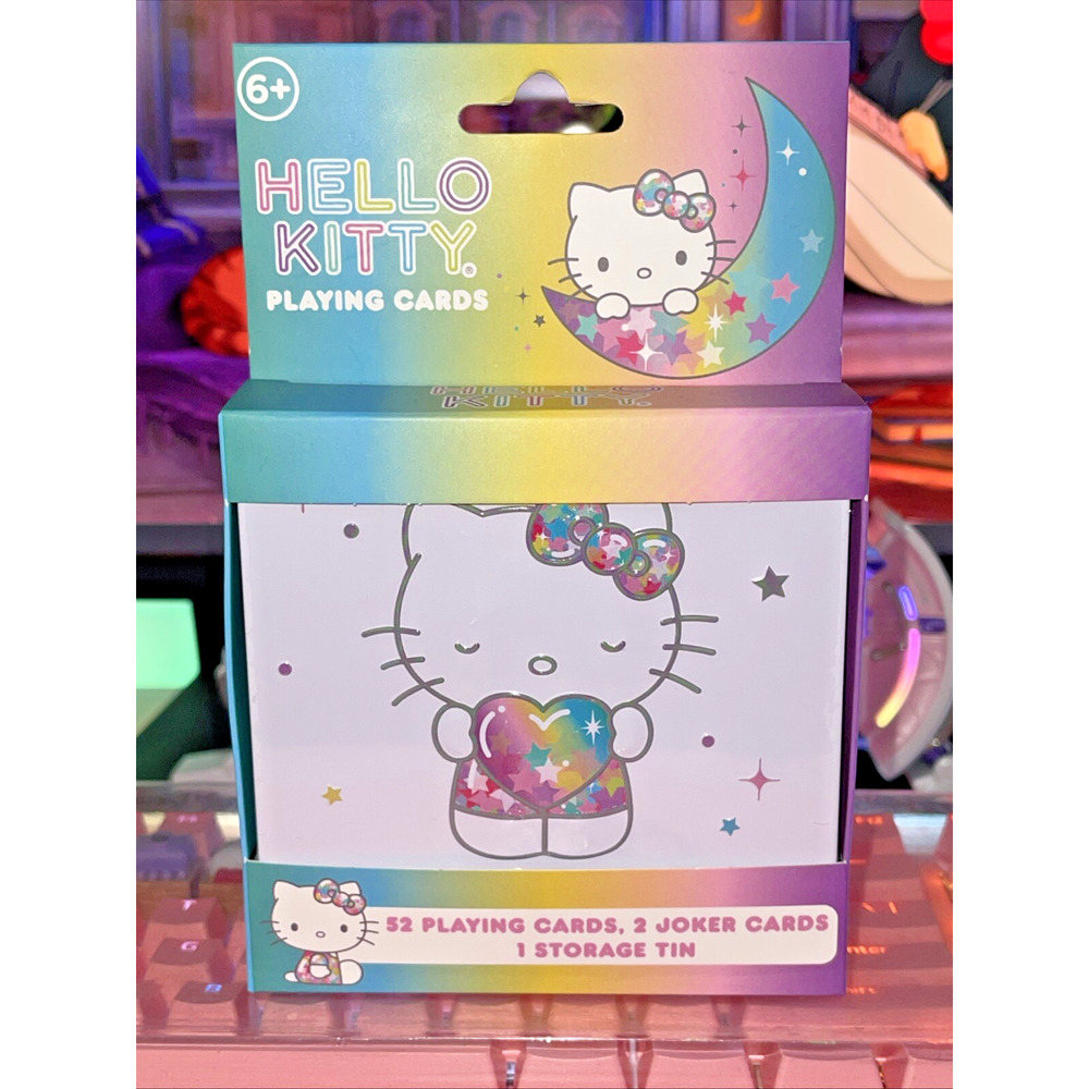 Hello Kitty Playing Cards 2 Jokers Deck Storage Tin 50th 2024 Sanrio 52 Sealed